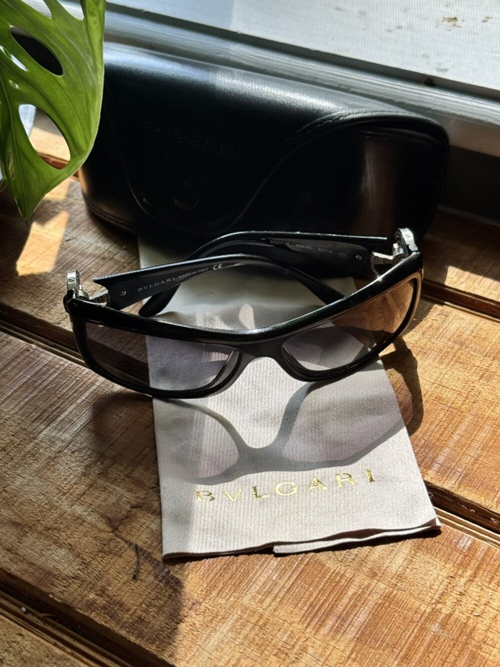 Bvlgari Sunglasses 8007-B in color code 836/8G Lots of Bling! Stunning!